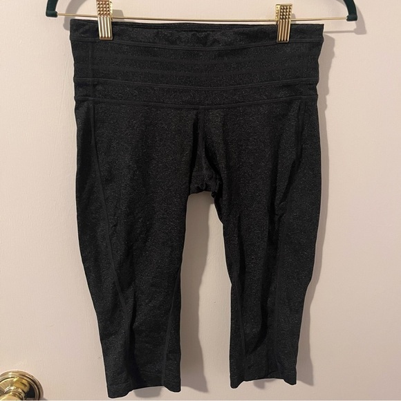 Prana Pants - Prana Charcoal Gray Olympia Knicker Knee Length Capri Leggings Size Small